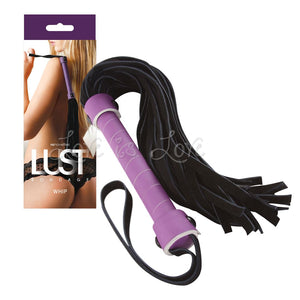 NS Novelties Lust Bondage Whip Purple (Limited Stock) Bondage - Floggers/Whips/Crops NS Novelties 
