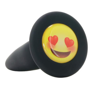 NS Novelties Moji's ILY Mini Butt Plug Black Anal - Beginners Anal Toys NS Novelties 