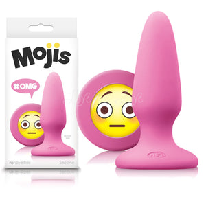 NS Novelties Moji's OMG Butt Plug Medium Pink Anal - Exotic & Unique Butt Plugs NS Novelties 