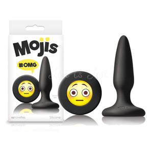 NS Novelties Moji's OMG Mini Butt Plug Black (Newly Replenished) Anal - Beginners Anal Toys NS Novelties 