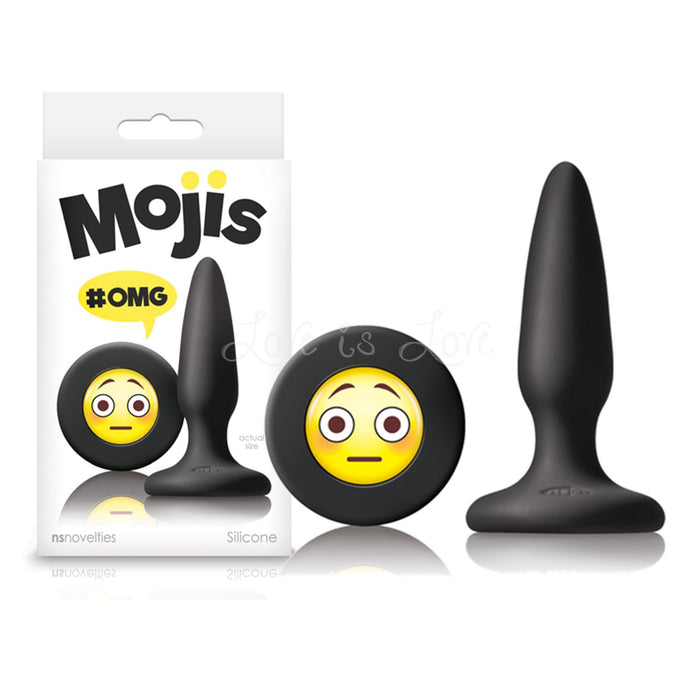 NS Novelties Moji's OMG Mini Butt Plug Black