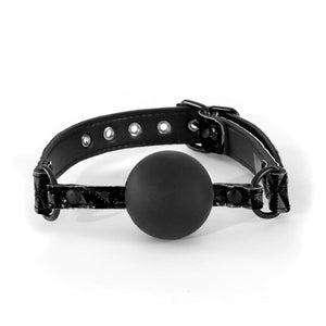 NS Novelties Sinful Ball Gag Black Bondage - Ball & Bit Gags NS Novelties 