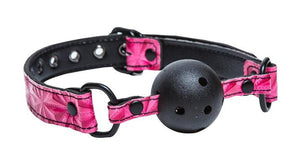 NS Novelties Sinful Ball Gag Pink Bondage - Ball & Bit Gags NS novelties 