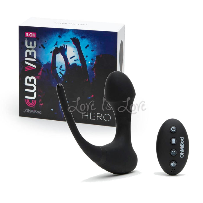 OhMiBod Club Vibe 3.OH Hero Remote Control Vibrating Anal Plug [Clearance*]