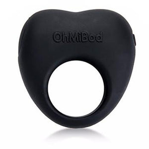 OhMiBod Lovelife Share Couples Vibrator Hot Pink or Black For Him - Cock Rings OhMiBod Black 