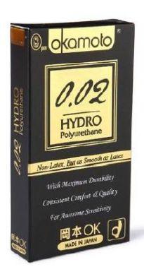 Okamoto 0.02 Hydro Polyurethane Condom 3s or 8s Enhancers & Essentials - Condoms Okamoto 