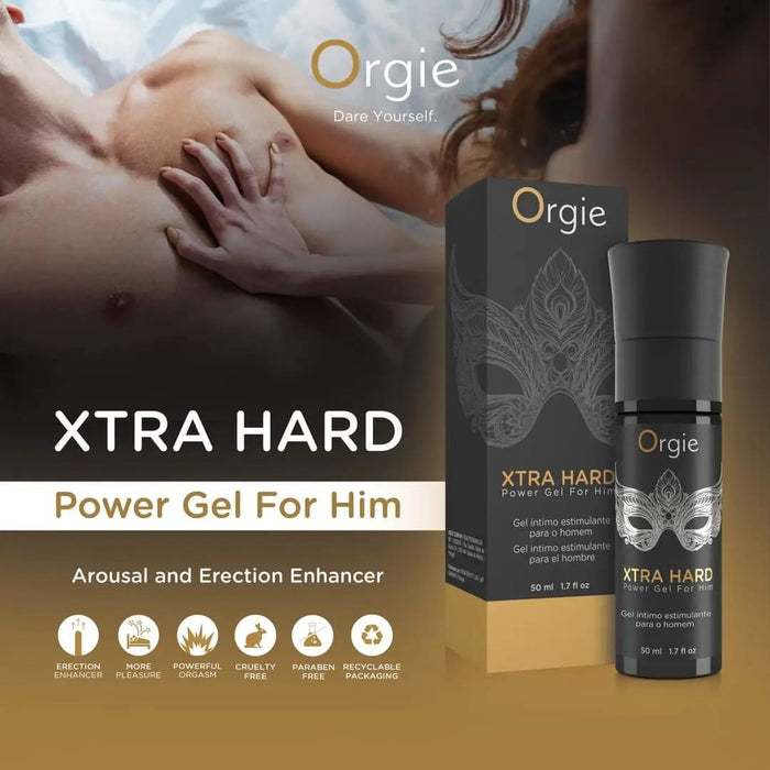 Orgie Xtra Hard Power Gel For Him 50 ML 1.7 FL OZ