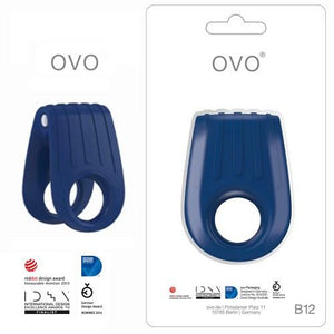 OVO B12 Silicone Vibrating Cock Ring Award-Winning & Famous - OVO OVO 