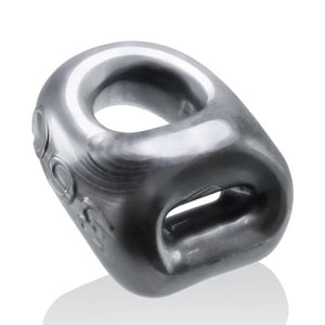 Oxballs 360 Dual Cockring and BallSling OX-3013 Black or Clear or Steel Cock Rings - Oxballs C&B Toys Oxballs 