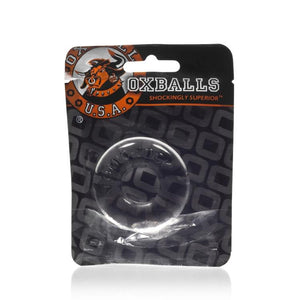 Oxballs Atomic Jock Donut 2 Fatty Cock Ring AJ-1025 Black or Clear Newly (Replenished on May 19) Cock Rings - Oxballs C&B Toys Oxballs 