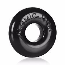 Oxballs Atomic Jock Donut 2 Fatty Cock Ring AJ-1025 Black or Clear Newly (Replenished on May 19) Cock Rings - Oxballs C&B Toys Oxballs Black 