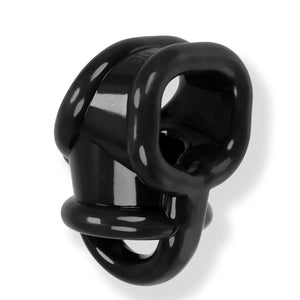 Oxballs Ballsling Cocksling with Splitter Black OX-3027 Cock Rings - Oxballs C&B Toys Oxballs 