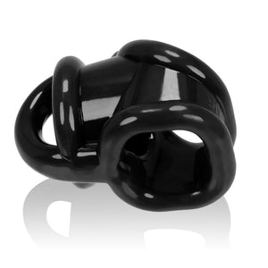 Oxballs Ballsling Cocksling with Splitter Black OX-3027 Cock Rings - Oxballs C&B Toys Oxballs 