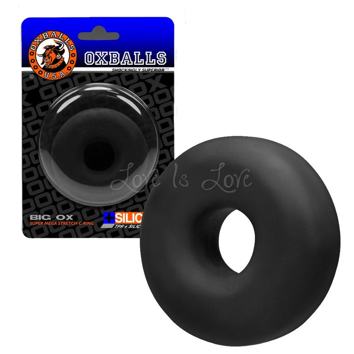 Oxballs Plus Silicone Big Ox Cock Ring Black or Ice