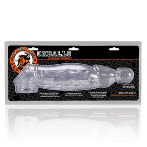 Oxballs Butch Veiny Cocksheath Clear or Steel For Him - Oxballs Cocksheaths Oxballs 