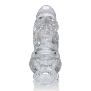 Oxballs Butch Veiny Cocksheath Clear or Steel For Him - Oxballs Cocksheaths Oxballs 