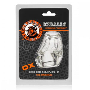 Oxballs CockSling-2 OX-1013 in Steel or Black Cock Rings - Oxballs C&B Toys Oxballs 