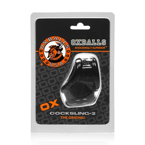 Oxballs CockSling-2 OX-1013 in Steel or Black Cock Rings - Oxballs C&B Toys Oxballs 