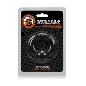 Oxballs Gauge Cock Ring Black or Steel ( Newly Replenished ) Cock Rings - Oxballs C&B Toys Oxballs 