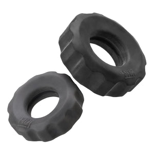 Oxballs Hunkyjunk Cog 2-Size 2-Pack C-Rings Tar/Stone Cock Rings - Oxballs C&B Toys Oxballs 