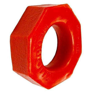 Oxballs Mechanic Silicone Cock Ring CBT212 Black or Red For Him - Oxballs C&B Toys Oxballs Red 