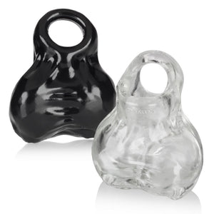 Oxballs Nutter Sack Gripping Sling OX-1500 Black or Clear (Newly Replenished on Feb 19) Cock Rings - Oxballs C&B Toys Oxballs 