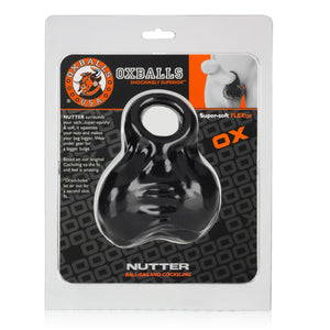 Oxballs Nutter Sack Gripping Sling OX-1500 Black or Clear (Newly Replenished on Feb 19) Cock Rings - Oxballs C&B Toys Oxballs Black 