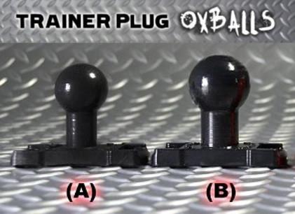 Oxballs Trainer Hole Stretching Butt Plug Freshman 2pc A & B Set [Clearance*]