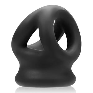 Oxballs Tri-Squeeze Ballstretching Sling Black (Popular Oxballs Tri-Sling) Cock Rings - Oxballs C&B Toys Oxballs 