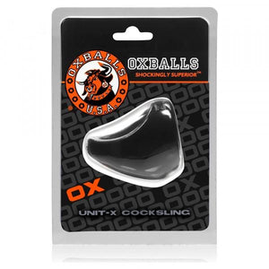 Oxballs Unit-X CockSling AJ-1068 Black or Clear For Him - Oxballs C&B Toys Oxballs 