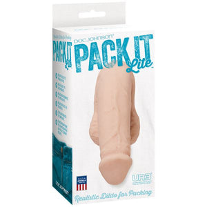 Pack It Realistic Dildo Lite or Heavy Dildo - Realistic Dildos Doc Johnson Light 