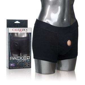 Packer Gear Black Boxer Brief Harness XS/S or M/L or L/XL Strap-Ons & Harnesses - Harnesses Calexotics M/L 