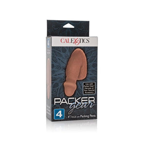 Packer Gear Packing Penis 4 Inch Ivory or Brown (New Packaging - Newly Replenished) Dildo - Realistic Dildos CalExotics 