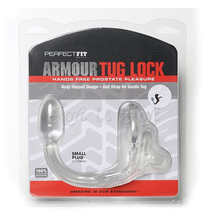 Perfect Fit Armour Tug Lock Small Plug 1.1 Inch 28 mm Clear