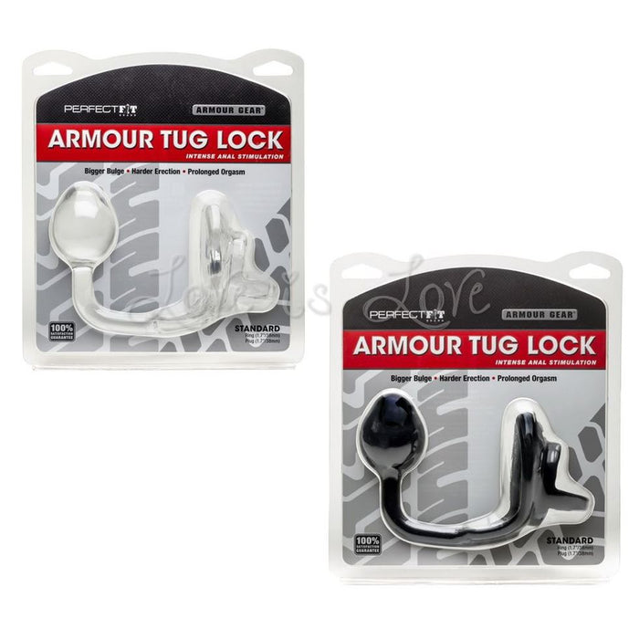 Perfect Fit Armour Tug Lock Standard Medium Plug 1.7 Inch 43 MM Clear or Black