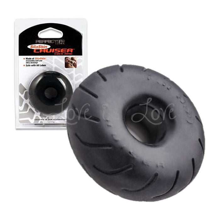 Perfect Fit SilaSkin Cruiser Cock Ring 2.5 Inch (Outer Diameter)