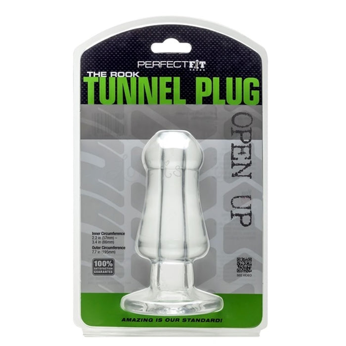 Perfect Fit The Rook Tunnel Anal Plug Clear