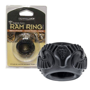 Perfect Fit Tribal Son Ram Ring Cock Rings - Stretchy Cock Rings Perfect Fit 