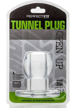 Perfect Fit Tunnel Plug in Clear Or Back Anal - Exotic & Unique Butt Plugs Perfect Fit Large Clear 