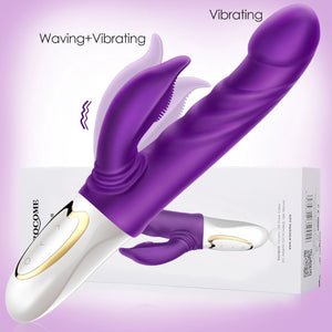 Erocome Perseus Waving Rabbit Vibrator Vanilla or Purple buy in Singapore LoveisLove U4ria