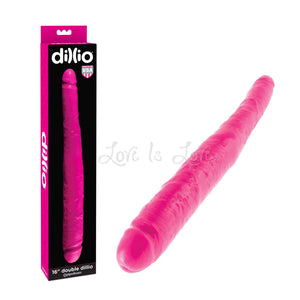 Pipedream Dillio 16 Inch Double Dong Pink Dildos - Double Ended Dildos Pipedream Products 
