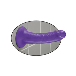 Pipedream Dillio 6 Inches Slim Dildo Purple Dildos - Suction Cup Dildos Pipedream Products 