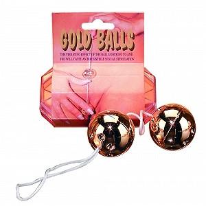 Pipedream Gold Balls 2pc. Set Anal - Anal Beads & Balls Pipedream Products 