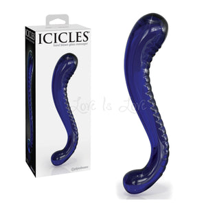 Pipedream Icicles No. 70 Hand Blown Glass Massager Dildos - Glass/Ceramic/Metal Icicles 