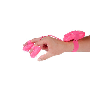 Pipedream Neon Magic Touch Finger Fun Pink Vibrators - Finger & Tongue Pipedream Products 