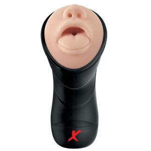 Pipedream PDX Elite Deep Throat Vibrating Stroker Male Masturbators - Blowjob Toys Pipedream Products 