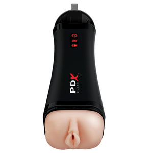 Pipedream PDX Elite Talk Back Super Stroker Male Masturbators - Hands-Free Masturbators Pipedream Products 