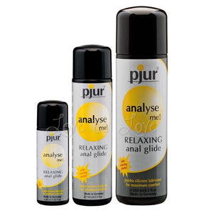 Pjur Analyse Me Relaxing Anal Glide Silicone Lube 30 ml 100 ml 250 ml Lubes & Toy Cleaners - Anal Lubes & Creams Pjur 