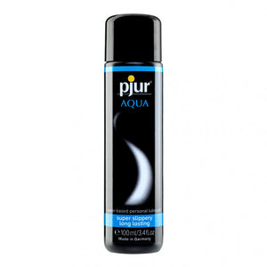 Pjur Aqua Water-based Lubricant 30 ml or 100 ml or 250 ml or Natural-Based 100 ML