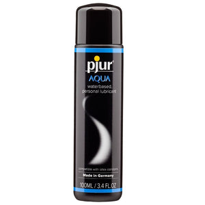 Pjur Aqua Waterbased Lube 100 ml super slippery long lasting buy at LoveisLove U4Ria Singapore